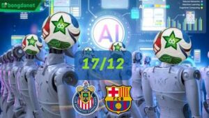 Siêu máy tính dự đoán bóng đá ngày 17/12 tâm điểm CD Guadalajara gặp Barcelona