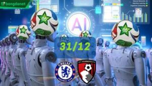 Siêu máy tính dự đoán bóng đá ngày 31/12 tâm điểm Chelsea FC gặp AFC Bournemouth