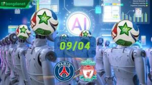 Siêu máy tính dự đoán bóng đá ngày 09/04 tâm điểm đội Paris Saint Germain gặp đội Liverpool