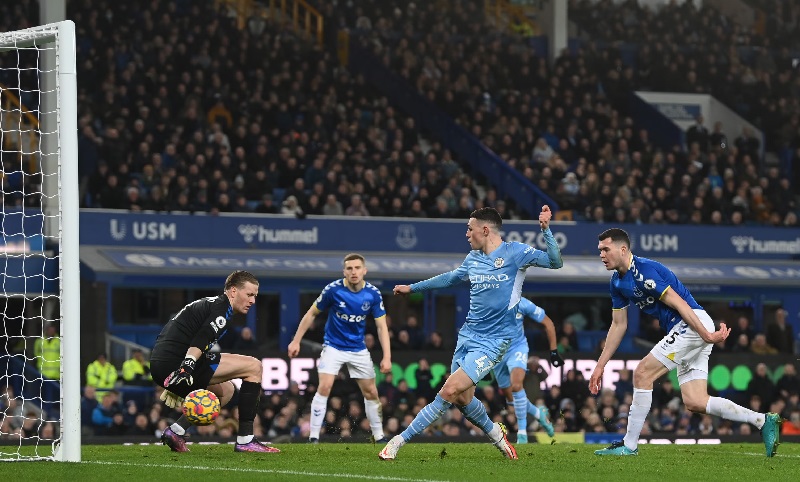 Everton vs Manchester City đối đầu hấp dẫn
