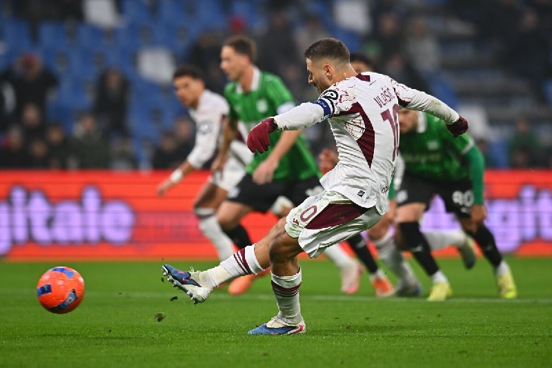 Torino vs US Sassuolo Calcio đối đầu hấp dẫn